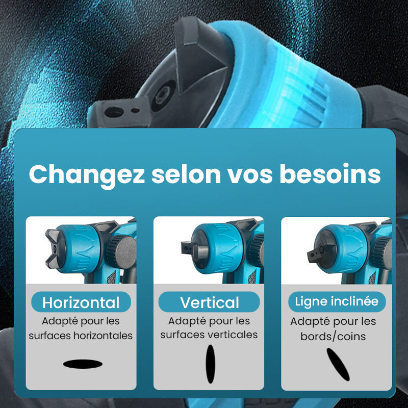 🔥Pulvérisateur pistolet électrique sans fil pour peinture arrosage etc 🚀 Livraison gratuite🚀 💥Offre à durée limitée : 50 % de réduction