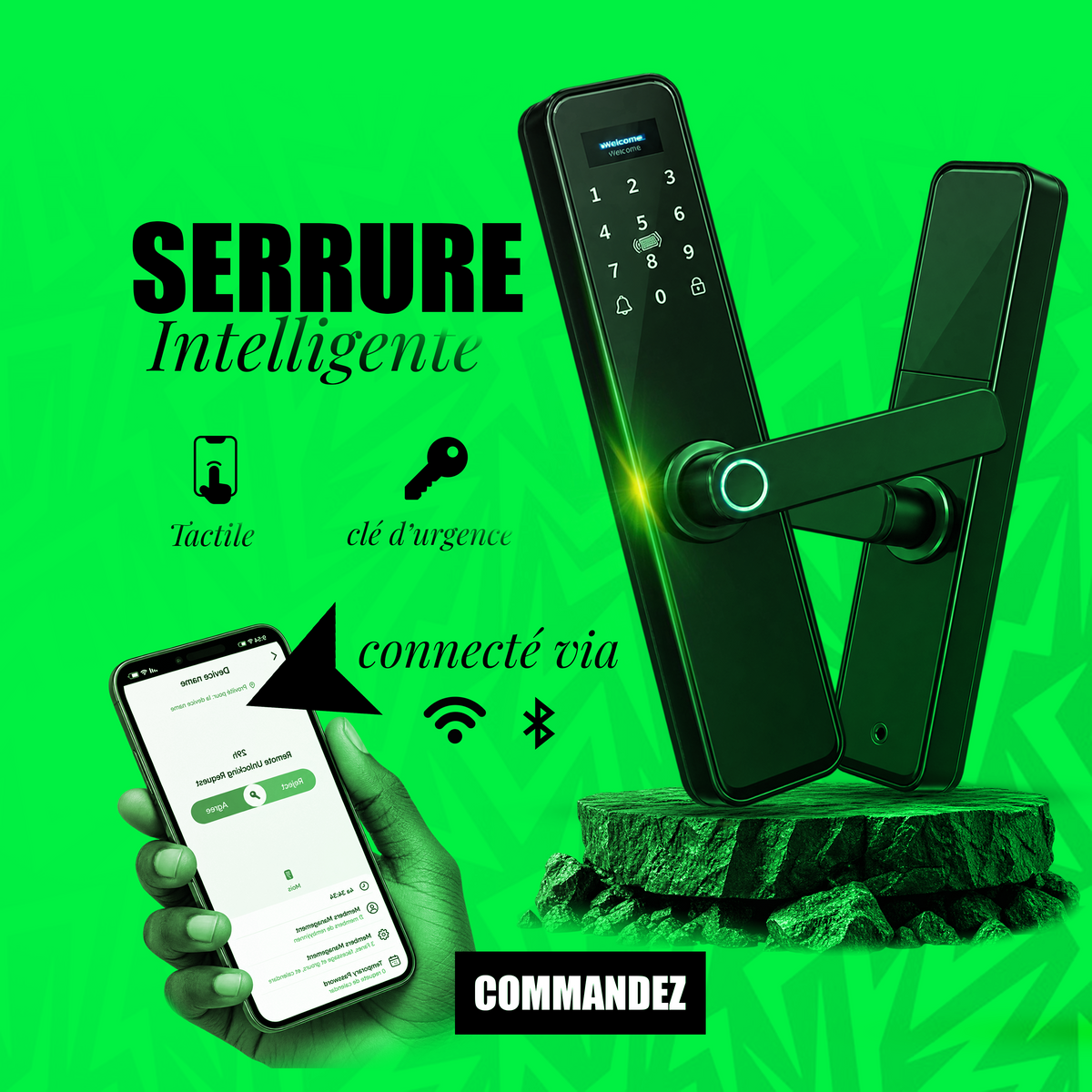Serrure Intelligente de luxe