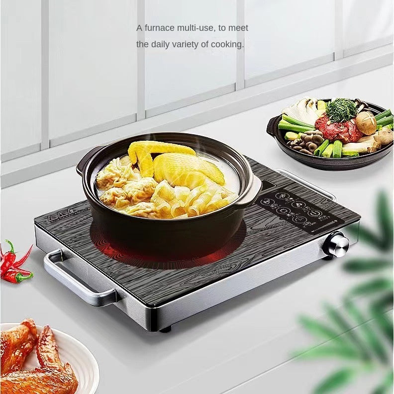 TIK- Plaque CHAUFFANTE de cuisson multifonction : Avec minuterie