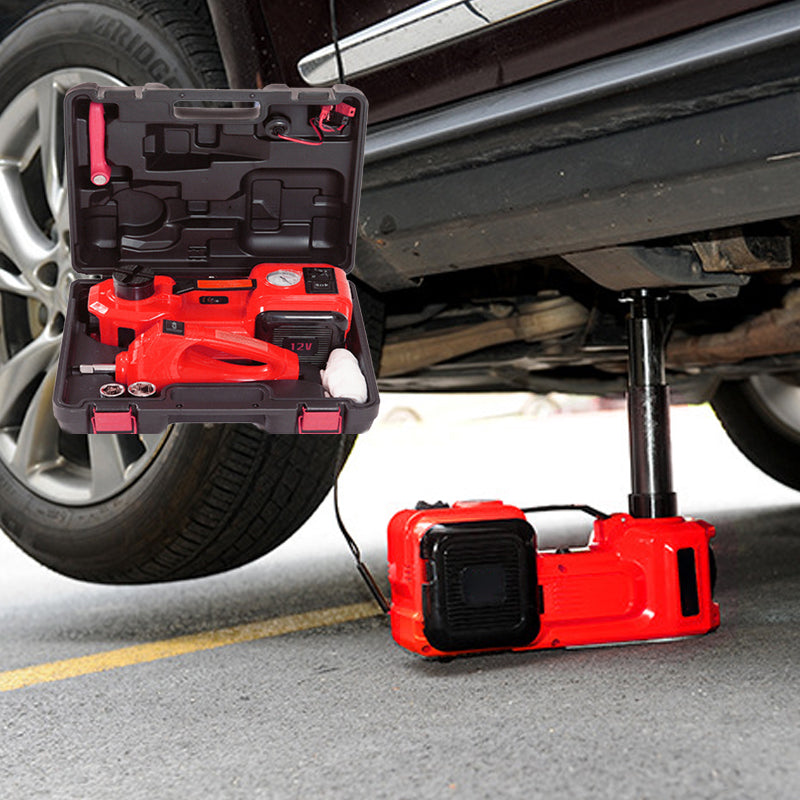 Tik - rdk -Kit d'urgence essentiels pour la réparation automobile🛠️ - Cric hydraulique électrique 12V pour voitures