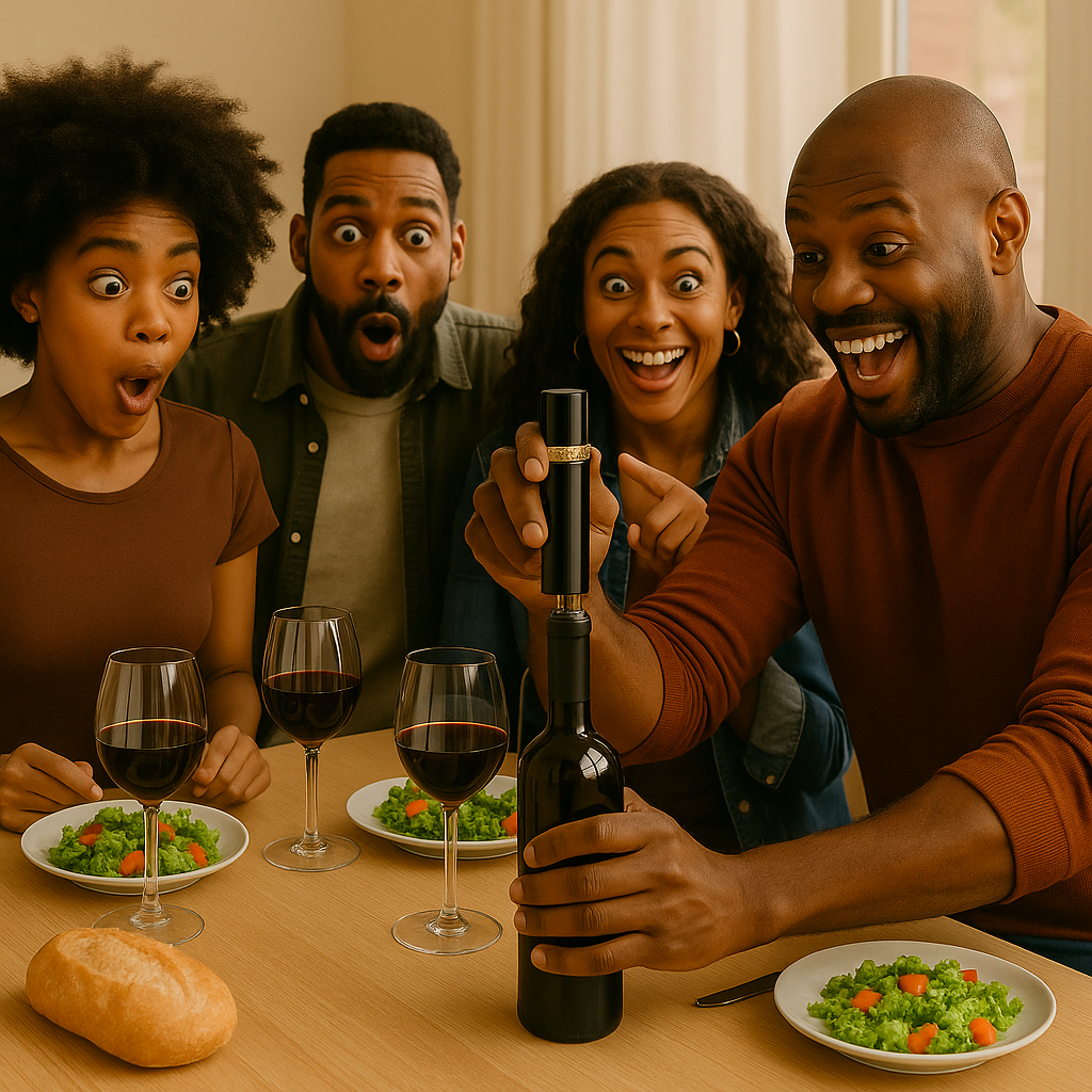 Ouvre-vin Magique – Élégance et Simplicité