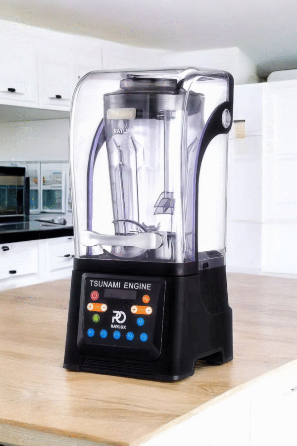 Mélangeur Raylux Tsunami 4,5 litres, robuste, professionnel, insonorisé, à programme automatique