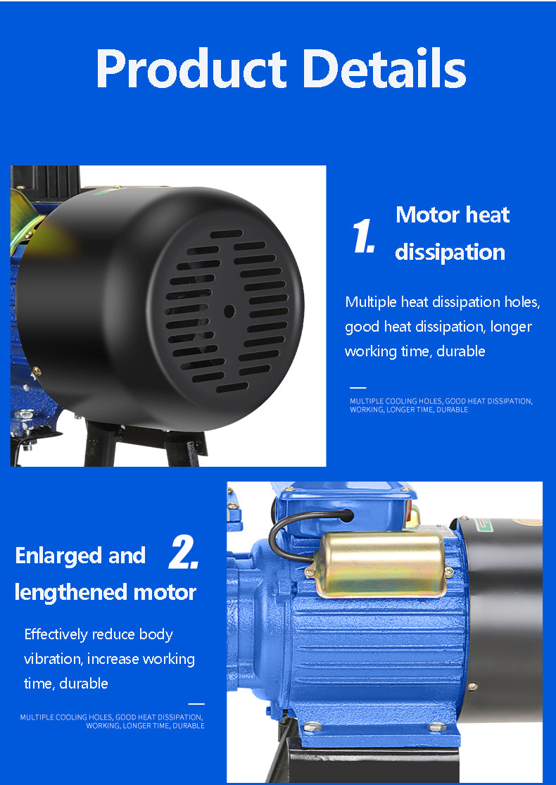 TIK - Broyeur électrique Woueniut haute puissance mixte Ecrase à sec et humide moulin à grains à épaisseur réglable, machine à poudre sèche pour épices ! :  graines, herbes, riz et maïs