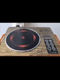 TIK- Plaque CHAUFFANTE  de cuisson multifonction : Avec minuterie