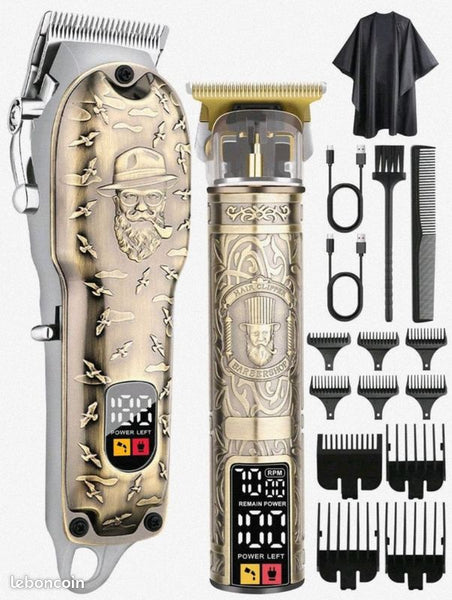Tondeuse Professionnelle puissante 2 en 1 acier