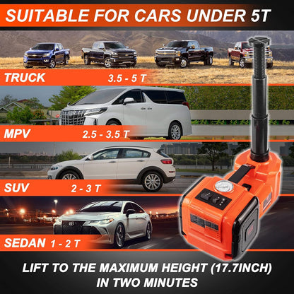 FB-GB🚗Outils essentiels pour la réparation automobile🛠️ - Cric hydraulique électrique 12V pour voitures