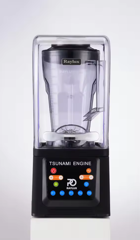Mélangeur Raylux Tsunami 4,5 litres, robuste, professionnel, insonorisé, à programme automatique