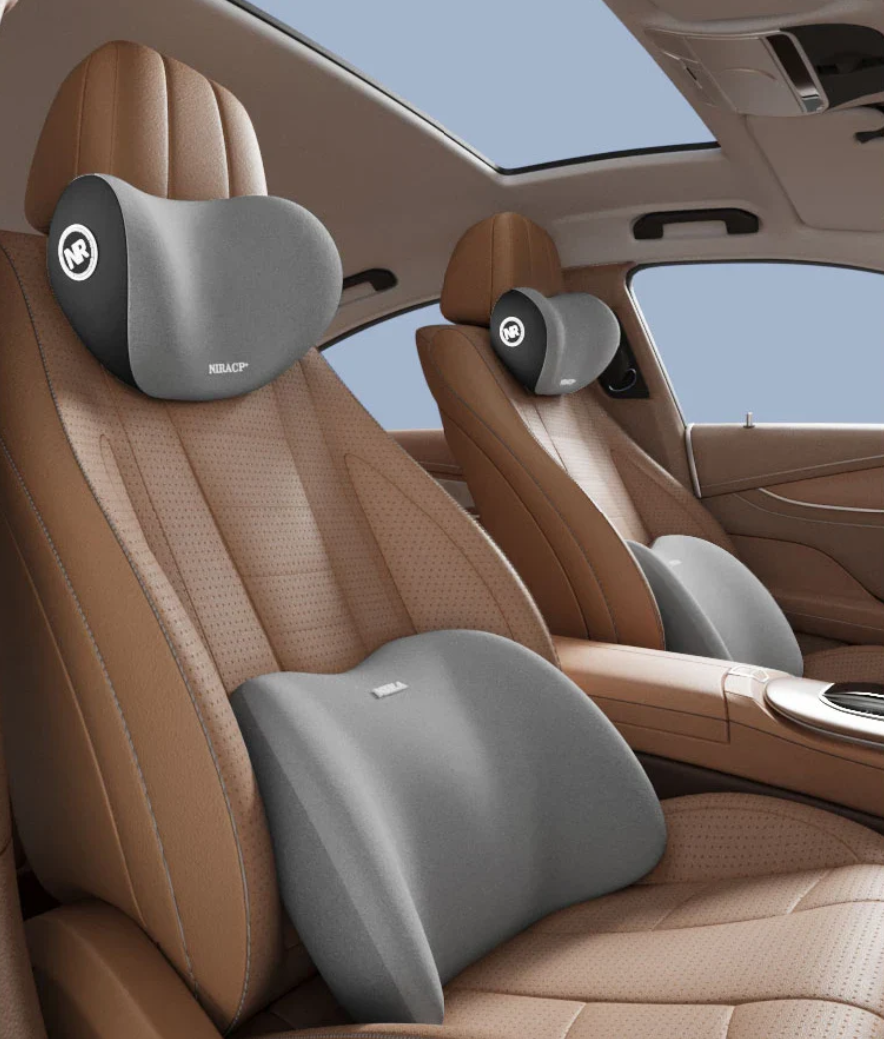 Pack confort (coussin lombaire pour voiture avec oreiller de cou) QUOTI+