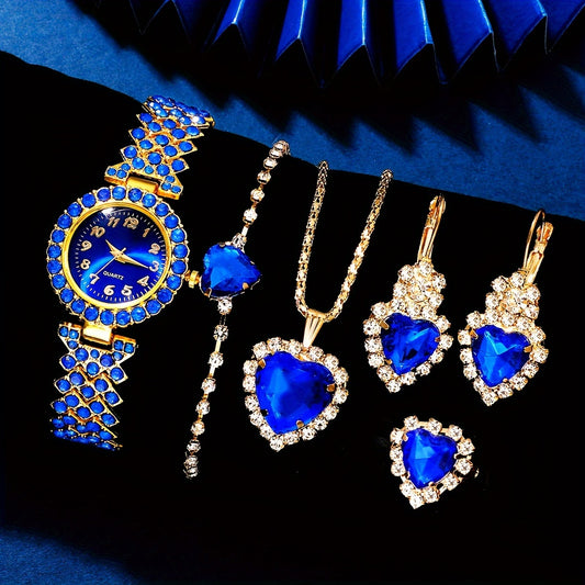 Ensemble bleu doré Royal & Bijoux Luxe Femme BN