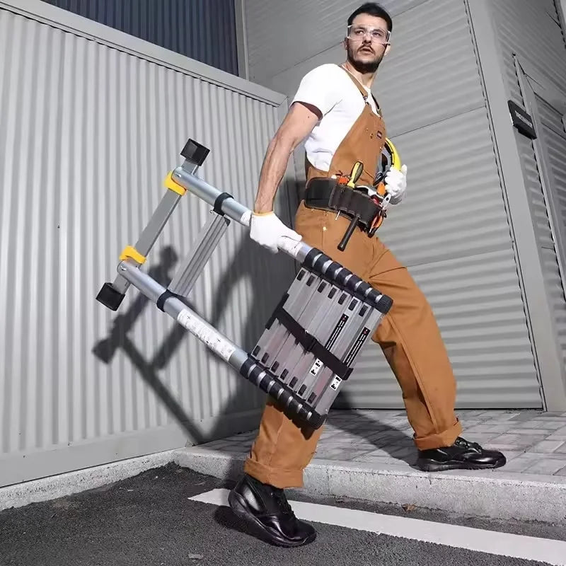 BN-BF-Echelle Télescopique Polyvalente 2,6M – Légère, Sécurisée et Facile à Ranger