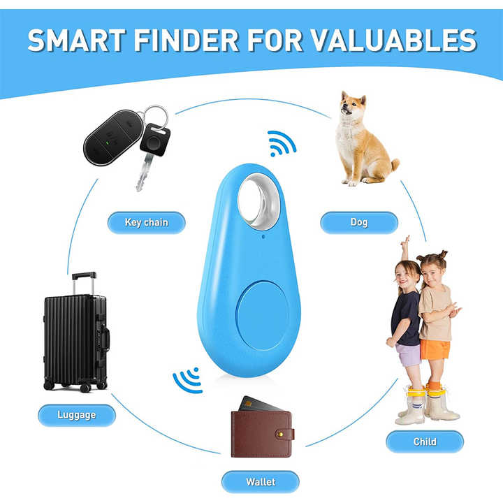 Lot de 5  Mini-traceurs GPS (FORME PORTE CLE)