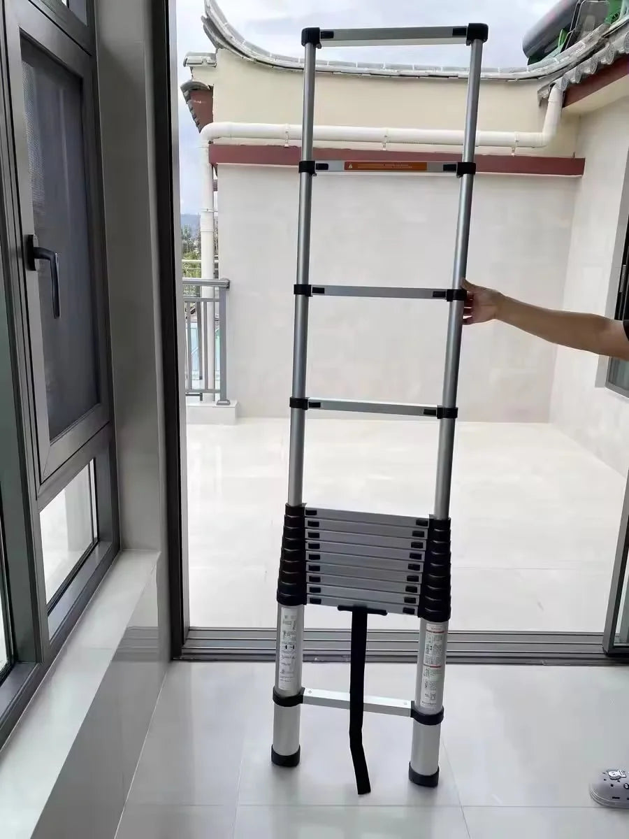 BN-BF-Echelle Télescopique Polyvalente 2,6M – Légère, Sécurisée et Facile à Ranger