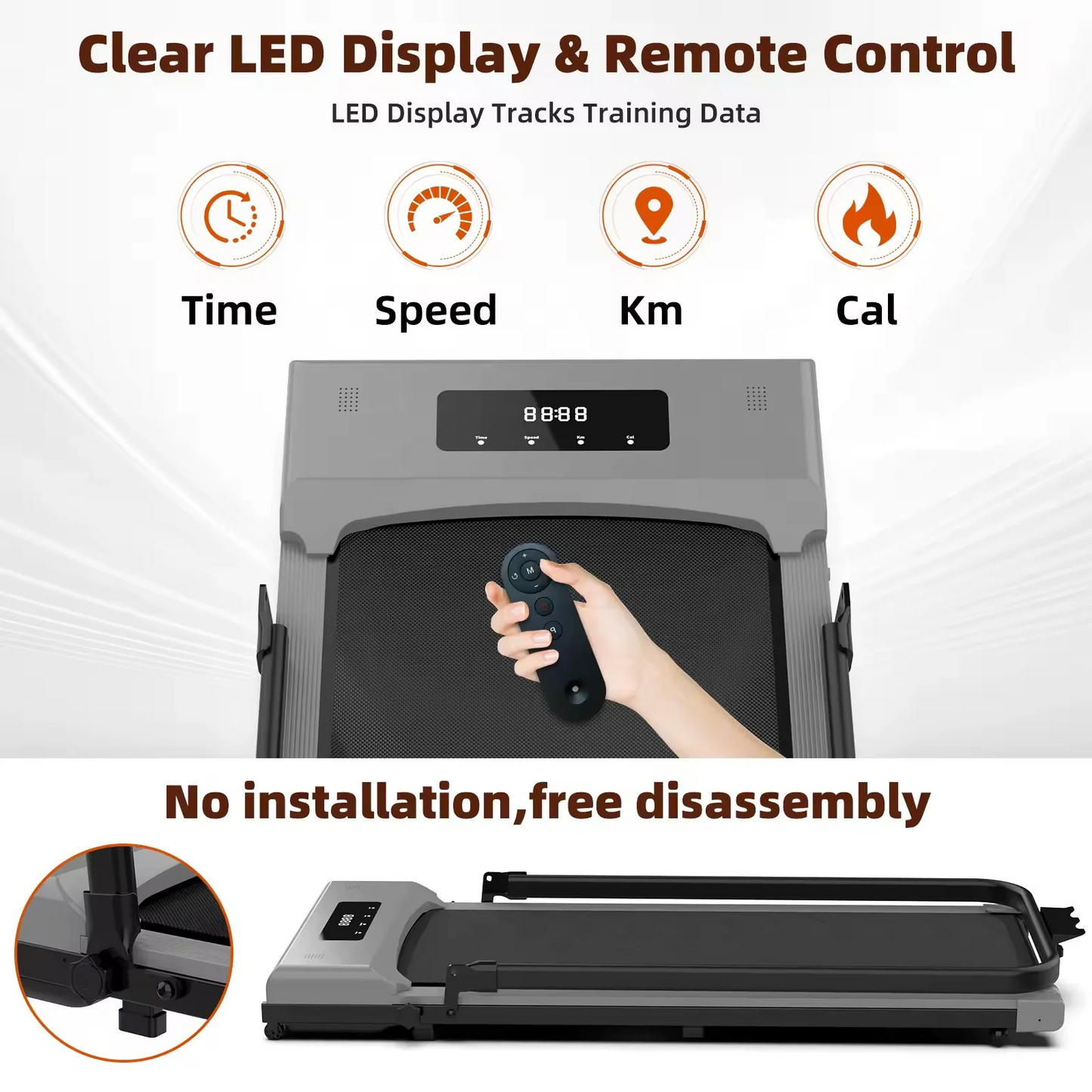 Tapis de Course Électrique compact et performant