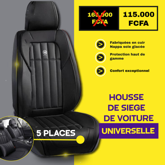 FBSN - Housses de Siège Universelles 5 Places en Cuir
