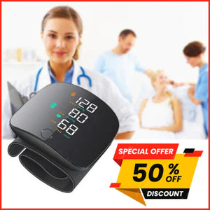 Tik-Bn- Tensiomètre Poignet Portable et Rechargeable Avec Écran LED BN