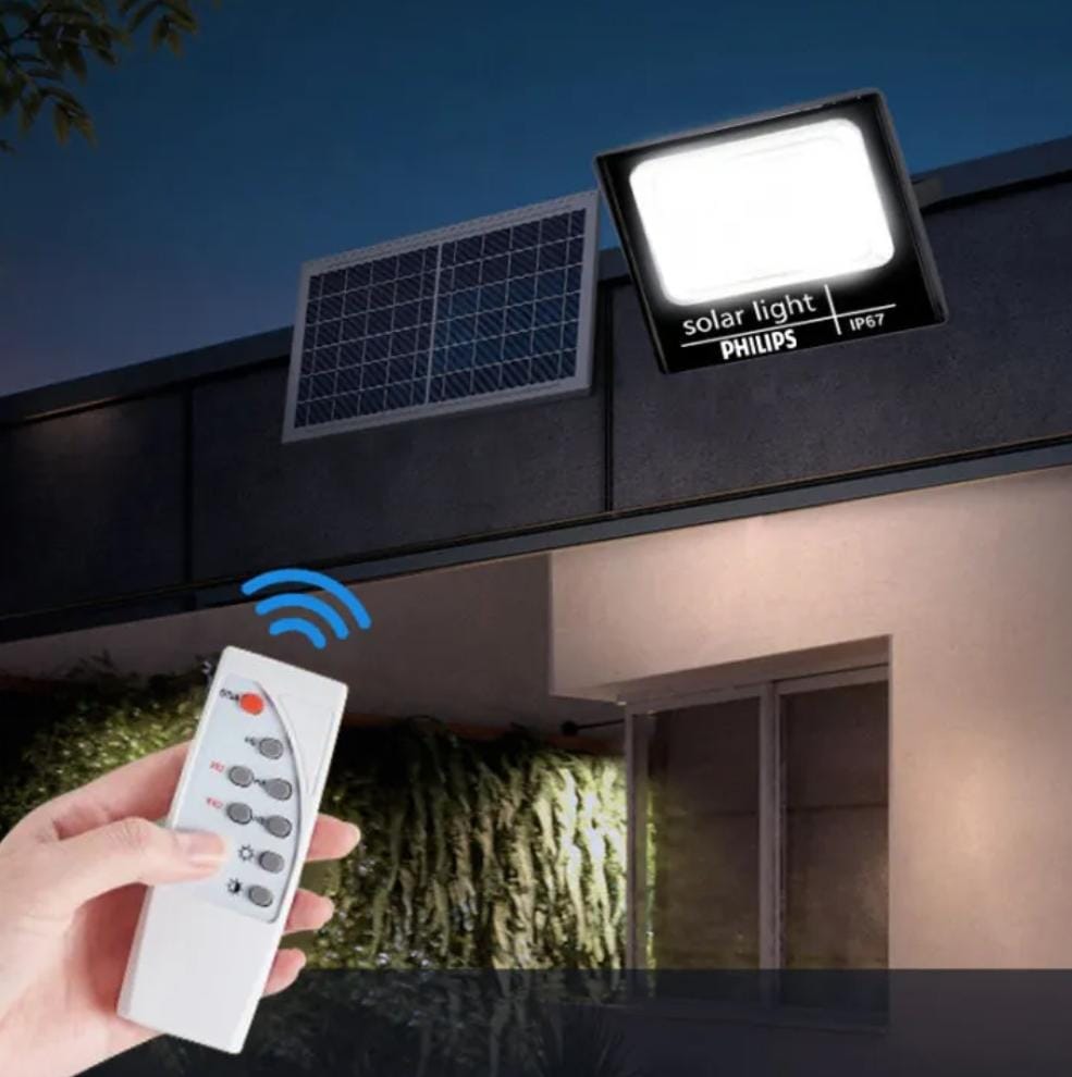 Projecteur Solaire LED avec Télécommande 300 W