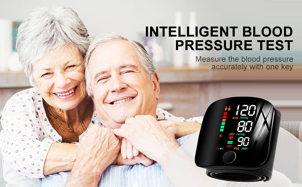 Tik-Bn- Tensiomètre Poignet Portable et Rechargeable Avec Écran LED BN