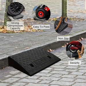 Tapis de rampe de bordure de trottoir en caoutchouc de pente de route