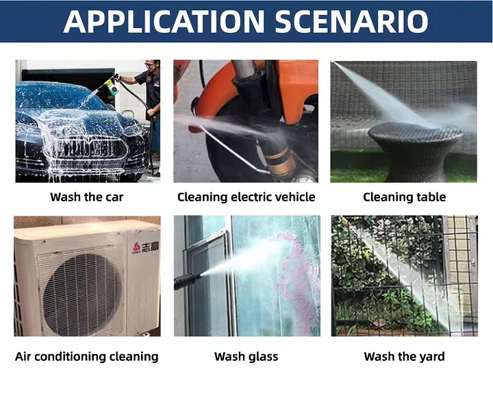 Pistolet de nettoyage électrique haute pression Compact et Puissant