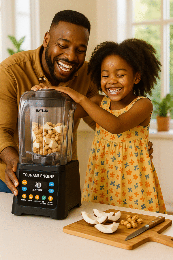 Mélangeur Raylux Tsunami 4,5 litres, robuste, professionnel, insonorisé, à programme automatique