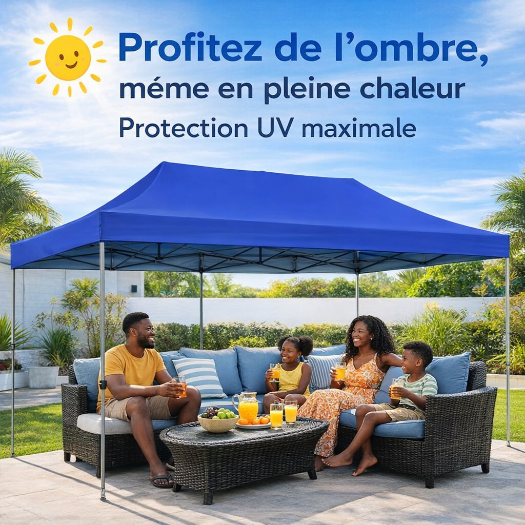 Bâche tente 6m x 3m Résistante (Promo 24h)