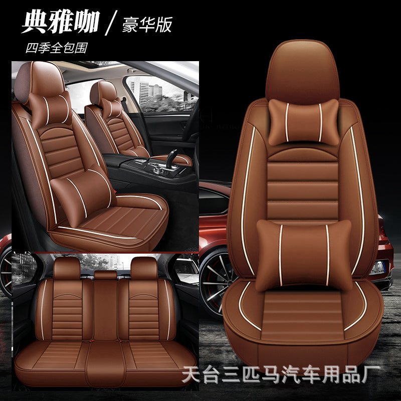 TIK - Rdk - Housses de Siège Universelles 5 Places en Cuir