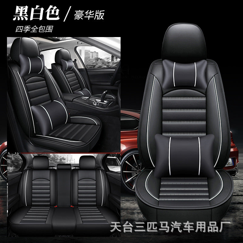 TIK - Rdk - Housses de Siège Universelles 5 Places en Cuir