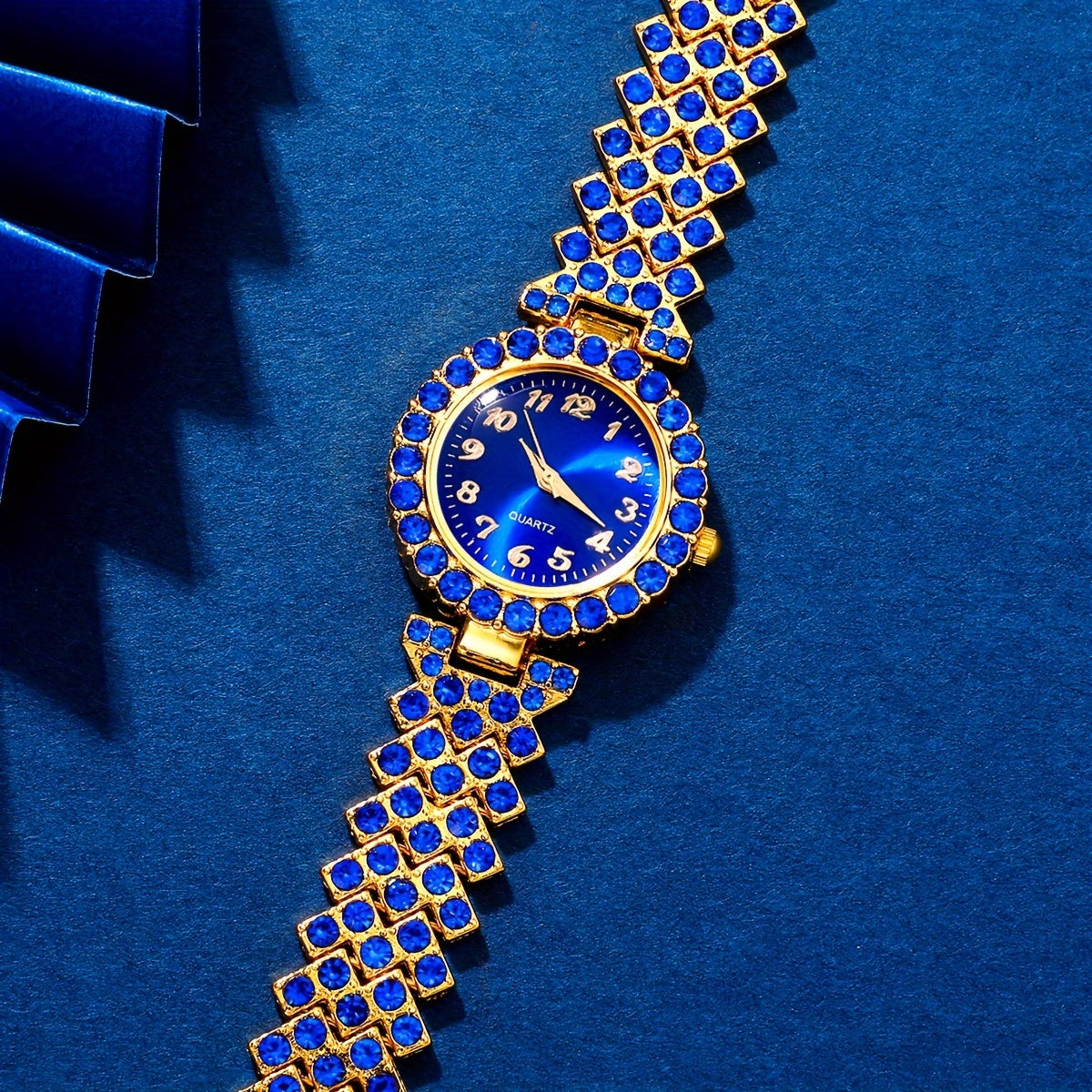 Ensemble bleu doré Royal & Bijoux Luxe Femme BN