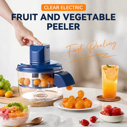 Éplucheur Électrique automatique  Intelligent pour Fruits et Légumes  : pomme , ail , raisin etc - Gagnez du Temps et Savourez!